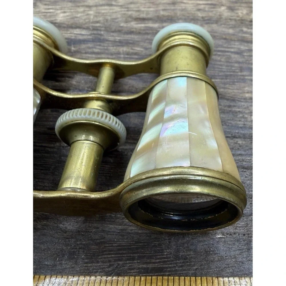 Vintage Mother of Pearl Opera Glasses Lemaire FI Paris - 3.5